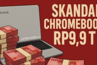 ILUSTRASI. Skandal dugaan tindak pidana korupsi terkait pengadaan laptop untuk program digitalisasi pendidikan di Kemendikbudristek. (Istimewa/Redaksi Rekam Satu)