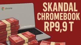ILUSTRASI. Skandal dugaan tindak pidana korupsi terkait pengadaan laptop untuk program digitalisasi pendidikan di Kemendikbudristek. (Istimewa/Redaksi Rekam Satu)