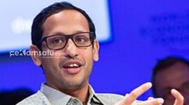 PROFIL. Potret Nadiem Makarim, yang kini angkat bicara soal dugaan korupsi digitalisasi pendidikan. (dok. Istimewa/Redaksi Rekam Satu)