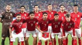 TIMNAS INDONESIA. Marselino bersama Timnas Garuda foto bersama sebelum laga melawan China di SUGBK dalam kualifikasi piala dunia ronde ketiga (dok: Istimewa/Redaksi Rekam Satu)