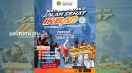 PAMFLET: IKBAD akan menggelar jalan sehat menyambut haflahlatul imttihan Pondok Pesantren Darul Ulum (dok. Redaksi Rekam Satu)