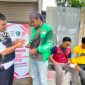 ANTUSIAS. Salah satu warga mendatangi lokasi pemeriksaan kesehatan gratis yang dilakukan oleh Polres Sumenep (dok. Redaksi Rekam Satu)