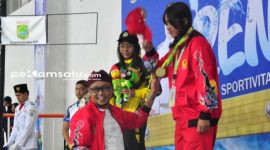 PROFIL: Ajeng Ayu Syarifah, atlet Sumenep Cabor Akuatik berhasil mempertahankan medali emas pertama untuk Kabupaten Sumenep di Porprov Jatim IX 2025 (dok. Istimewa/Redaksi Rekam Satu)