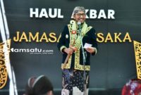 PROFIL: Bupati Sumenep memberikan sambutan dalam kegiatan Jamasan Keris (dok. Istimewa/Redaksi Rekam Satu)