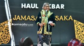 PROFIL: Bupati Sumenep memberikan sambutan dalam kegiatan Jamasan Keris (dok. Istimewa/Redaksi Rekam Satu)