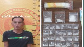 PROFIL: Warga Desa Paragaan diamankan oleh gegara menyimpan puluhan poket sabu (dok: Istimewa/Redaksi Rekam Satu)