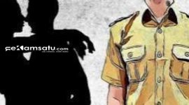 ILUSTRASI: Dua oknum guru asyik bermesraan (dok: Istimewa/Redaksi Rekam Satu)