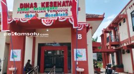 PROFIL: Salah seorang tamu berada di kantor DKPP-KB Sumenep (dok: Istimewa/ Redaksi Rekam Satu)