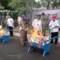 PROFIL: Pemkab Sumenep bersama Bea Cukai Madura musnahkan ribuan rokok ilegal di halaman kantor Rumah Bupati Sumenep (dok: istimewa/Redaksi Rekam Satu)