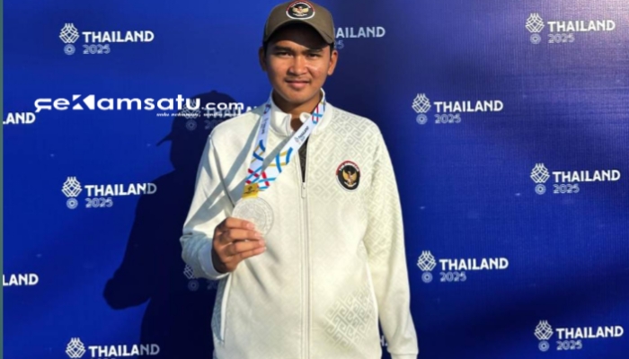 PROFIL: Bagas Syarif atlet Petanque asal Kabupaten Sumenep sukses meraih medali Perak di ajang SEA Games (dok: istimewa/Redaksi Rekam Satu)