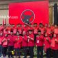 KOMPAK: Anggota DPC PDIP melakukan foto bersama usai Konfercab di Surabaya (dok: istimewa/Redaksi Rekam Satu)