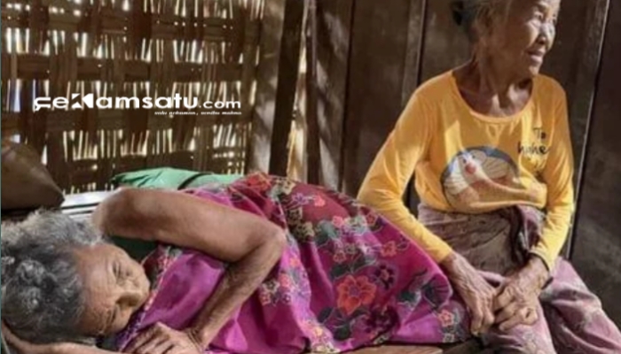 PILU: Kondisi dua Lansia di Sampang bertahan hidup di rumah tak layak huni (dok: istimewa/Redaksi Rekam Satu)