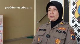Plt Kasi Humas Polres Sumenep AKP Widiarti menjelaskan kronologi kasus asusila terhadap anak di bawah umur (dok: istimewa/Redaksi Rekam Satu)