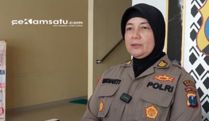 Plt Kasi Humas Polres Sumenep AKP Widiarti menjelaskan kronologi kasus asusila terhadap anak di bawah umur (dok: istimewa/Redaksi Rekam Satu)