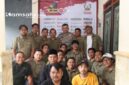 KOMPAK: Kapolresta Sumenep Kombes Pol. Ariek Indra Sentanu (tengah) foto bersama dengan pengurus DPC PWRI Sumenep (dok: Redaksi Rekam Satu)