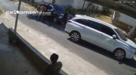 MEMANAS: Dugaan tindakan kekerasan dialami warga Rubaru terekam CCTV (dok: istimewa/Redaksi Rekam Satu)